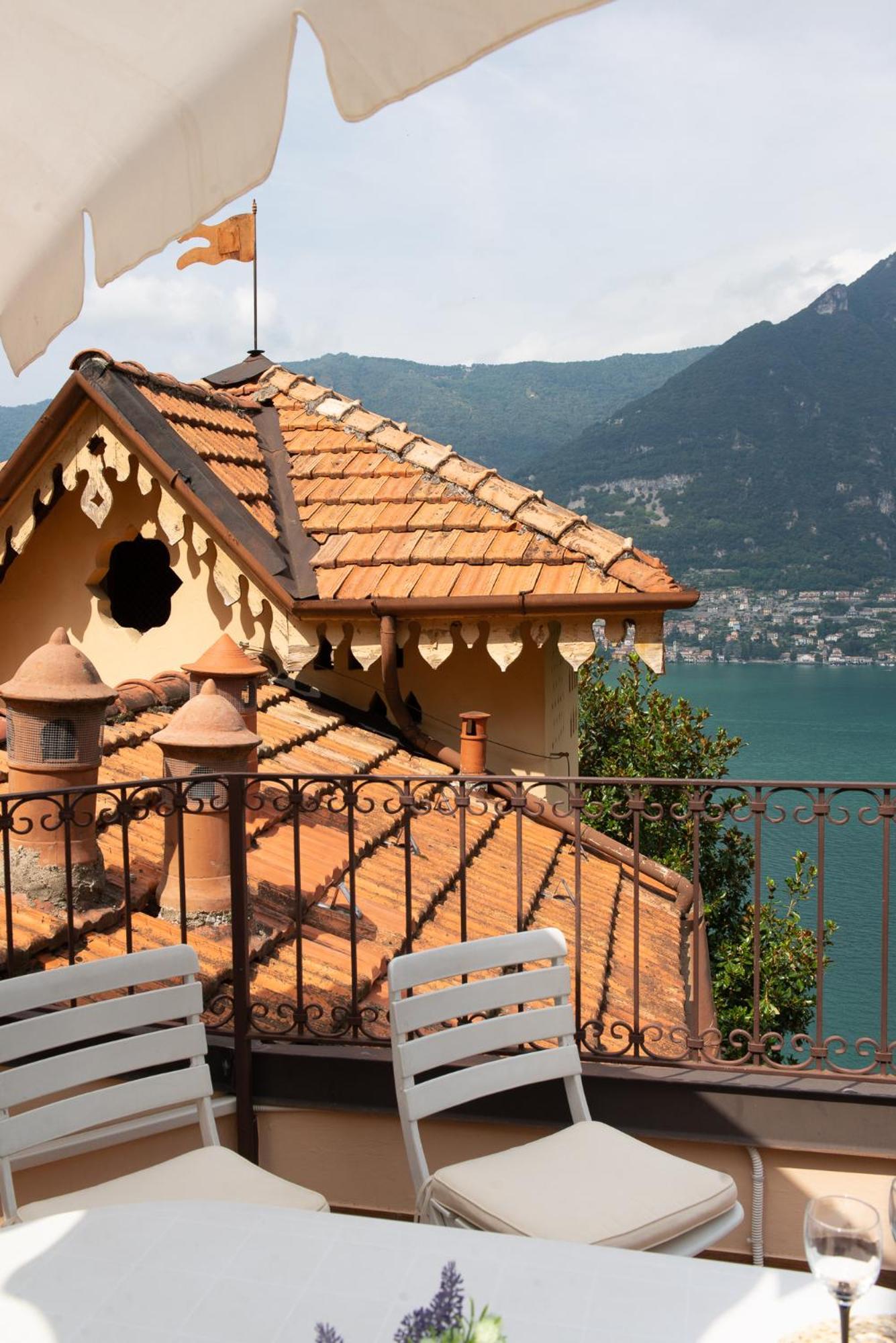 Appartamento "Bella Vista" Sul Lago Di Como Faggeto Lario Extérieur photo